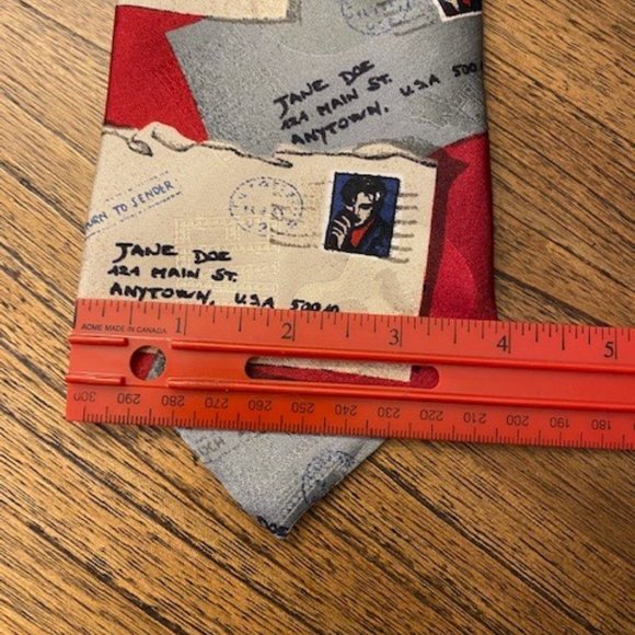 ELVIS PRESLEY Collection by Superba "Return to Sender" Necktie - Picture 9 of 11